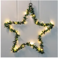 Spetebo LED Fenster Silhouette Stern 30 cm - mit