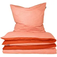 SCHIESSER Doubleface Renforcé apricot/kupfer 135 x 200 cm +