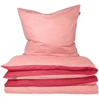 SCHIESSER Doubleface Renforcé puderrosa/beere 155 x 220 cm +