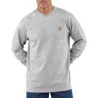 CARHARTT Workwear Pocket, Langarmshirt - Hellgrau - XXL