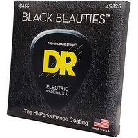 DR Strings Black Beauties Bass Medium 5-String BKB5-45