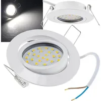 ChiliTec Flat-26 3 LED Einbauleuchte weiß