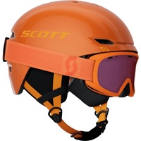 Scott Combo Hlmt Keeper 2+Goggle Jr Witty orange 0036