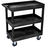 Kompatible Ware Etagenwagen schwarz 81,0 x 46,0 x 95,0