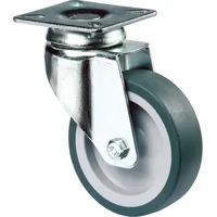 BS Rollen Lenkrolle C100.A80, mit Platte, Durchmesser 100, B