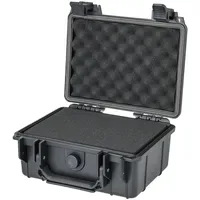 HMF ODK100 Outdoor-Fotokoffer, Transportkoffer mit Rasterschaumstoff, 23 x 19