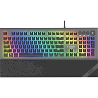 IBox Aurora K-5 keyboard USB QWERTY Silver - Schwarz