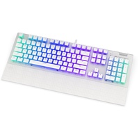 Endorfy Omnis Pudding Onyx Tastatur USB QWERTY Englisch Weiß