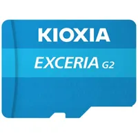 KIOXIA EXCERIA G2 R100/W50 microSDXC 128GB Kit, UHS-I U3,