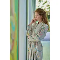Pip Studio Bademantel Les Fleurs khaki XXL