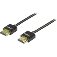 Deltaco HDMI-1091 1 m HDMI Typ A (Standard) Schwarz