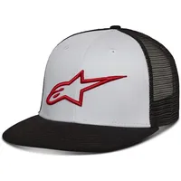 Alpinestars Alpinestars, Corp Trucker, Baseball Kappe, Weiss Schwarz, Os,