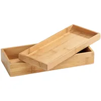 Wenko Terra mit Deckel schmale Aufbewahrungsbox Rechteckig Bambus