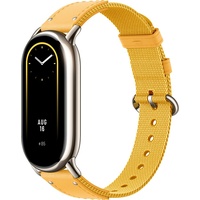 Xiaomi Smart Band 8 (Nylon, Leder), Uhrenarmband, Gelb