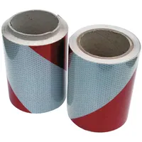 Adco Fahrzeug-Warnmarkierung AW.1 141mm Anwendungspaket = 1 Rolle links-&