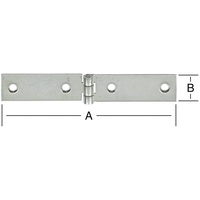 Vormann Tischband, L 120mm,B 20mm Stahl verzinkt
