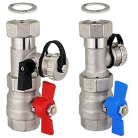 Buderus Anschluss-Set HKA 1 Zoll mit KFE Hahn und