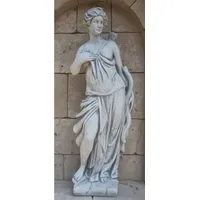 Casa Padrino Jugendstil Garten Deko Skulptur Frau mit Köcher