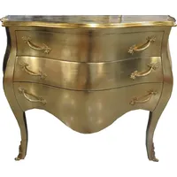Casa Padrino Barock Kommode Gold 100 cm - Antik
