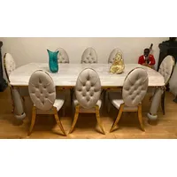 Casa Padrino Art Deco Esstisch 1,2 x 0,75 x