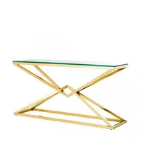 Casa Padrino Luxus Konsole Edelstahl Gold Finish 150 x