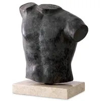 Casa Padrino Luxus Deko Torso Skulptur Antik Bronze /