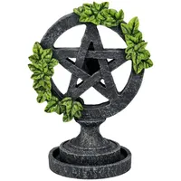 Nemesis Now Rückfluss-Räucherhalter Wicca - Pentagramm mit Efeu -
