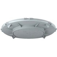 Kaiser 1282-03 Einbaugehäuse, HaloX® 180 Frontteil Einbaudurchmesser Ø 125