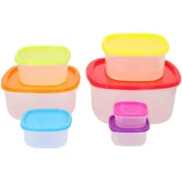 Edco Lebensmittelbehälter Set lila 0,35 l 7-teilig