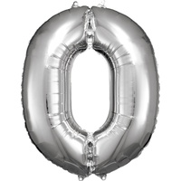 Amscan Folienballon Zahl 0