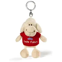NICI Plüschanhänger Schaf - Gute Fahrt (10cm) in mehrfarbig