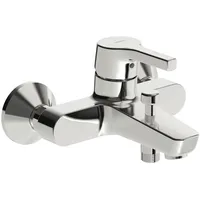 Hansa Hansapaleno Wannen-und Brausearmatur, Einhebelmischer, chrom