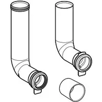 Geberit Satz Spülbogen für Duofix 243872001 bis Breite 42,5