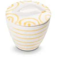 Gmundner Gelbgeflammt, Zuckerdose Gourmet (Ø 9cm)