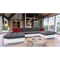 Mirjan24 Ecksofa Alia mit Regulierbare Armlehnen, U-Form Schlafsofa vom