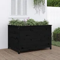VidaXL Hochbeet Schwarz 119,5x82,5x78 cm Massivholz Kiefer