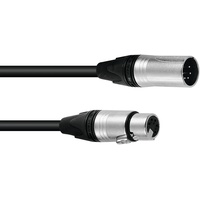 PSSO  DMX Kabel XLR 5pol 10m sw Neutrik (10