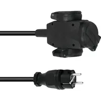 PSSO  Verlängerung 3x1,5 5m 3-fach sw