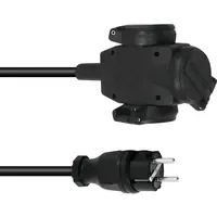 PSSO  Verlängerung 3x1,5 5m 3-fach sw