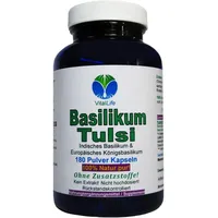 VitalLife Basilikum Tulsi 180 Pulver Kapseln NATUR Pur NICHT