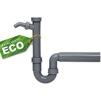 Kirchhoff Siphon Küchenspüle Eco Save 50 mm aus recyceltem