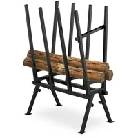 Relaxdays Sägebock, 200 kg, Sägegestell für Kettensägen, Stabiler Stahl,