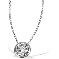 Goldmaid Kette mit Anhänger weiß / Silber