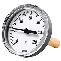 Riegler Bimetallthermom., G 1/2 hi., Tauchschaftlänge 60mm, Ã ̃63,