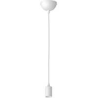 Ledscom.de Pendelleuchte/Hängelampe DORI, weiß matt, 1x E27 max. 60W