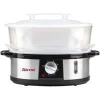 Girmi VP26 Dampfgarer 3 Korb/Körbe Schwarz, Silber Freistehend 750