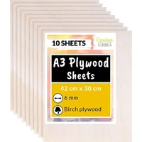 Creative Deco Sperrholzplatte 6mm 30 cm x 42 cm