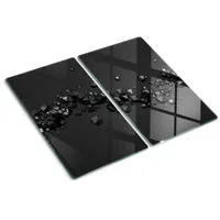 Tulup - Glasschneideplatten - Schneidebrett aus Glas - Herdabdeckplatten