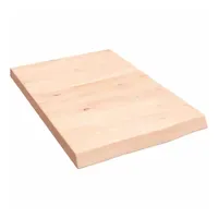 VidaXL Waschtischplatte 40x60x(2-4) cm Massivholz Unbehandelt