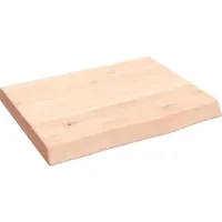 VidaXL Waschtischplatte 40x30x(2-4) cm Massivholz Unbehandelt